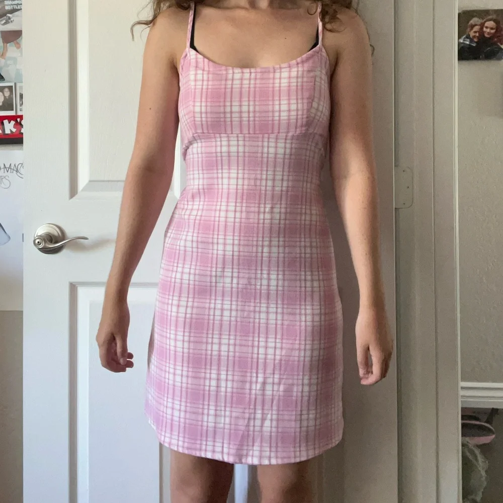 NWOT John Galt Plaid Dress - Picture 10 of 12